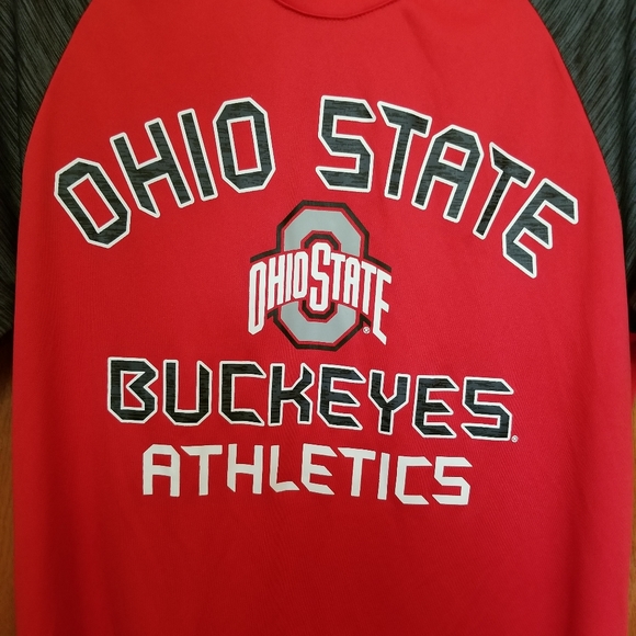 Ohio State Buckeyes Varsity Authentic Apparel Mens T-Shirt Red Medium - Picture 2 of 5